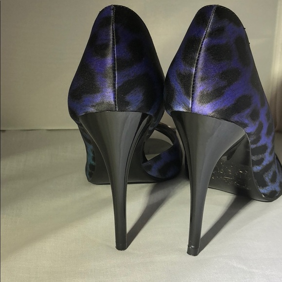 Carlos Santana Shoes - Carlos Roulette-Blue size 10 Royal Cheetah